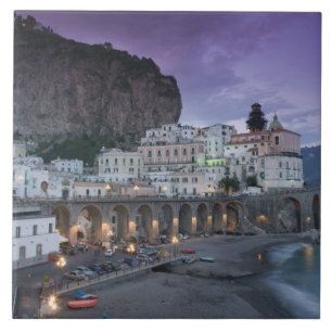 Europe, Italy, Campania (Amalfi Coast) Atrani: Ceramic Tile