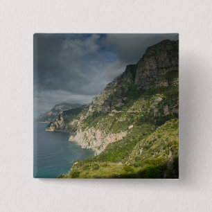 Europe, Italy, Campania (Amalfi Coast) Positano: 15 Cm Square Badge