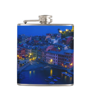 Europe, Italy, Cinque Terre, Vernazza. Hillside Hip Flask