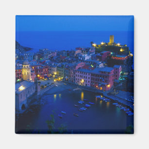 Europe, Italy, Cinque Terre, Vernazza. Hillside Magnet