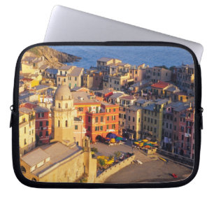 Europe, Italy, Cinque Terre. Village of Vernazza Laptop Sleeve