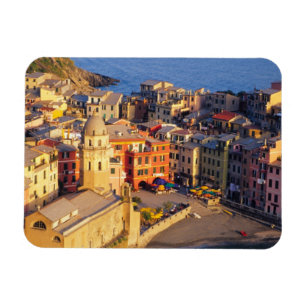 Europe, Italy, Cinque Terre. Village of Vernazza Magnet