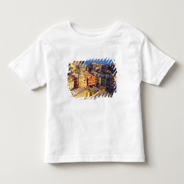 Europe, Italy, Cinque Terre. Village of Vernazza Toddler T-Shirt (Front)