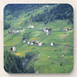 Europe, Italy, Dolomite Alps. This tiny village Coaster