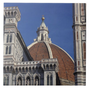 Europe, Italy, Florence. Duomo Cathedral Ceramic Tile