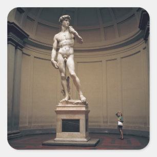 Europe, Italy, Florence. The actual size of Square Sticker