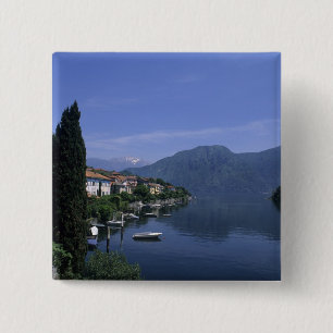Europe, Italy, Lake Como, Tremezzo. Northern 15 Cm Square Badge