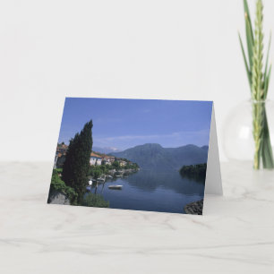 Europe, Italy, Lake Como, Tremezzo. Northern Card