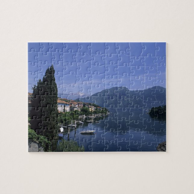 Europe, Italy, Lake Como, Tremezzo. Northern Jigsaw Puzzle (Horizontal)