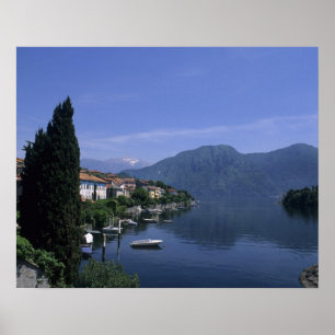 Europe, Italy, Lake Como, Tremezzo. Northern Poster