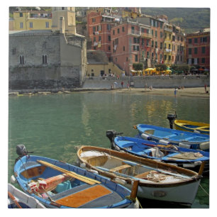 Europe, Italy, Liguria region, Cinque Terre, 2 Ceramic Tile