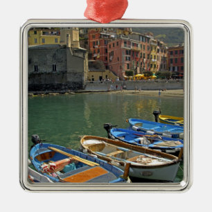 Europe, Italy, Liguria region, Cinque Terre, 2 Metal Tree Decoration