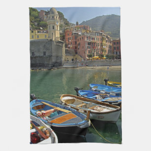 Europe, Italy, Liguria region, Cinque Terre, 2 Tea Towel
