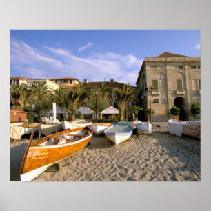Europe, Italy, Liguria, Riviera di Ponente, 4 Poster