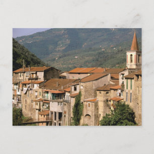 Europe, Italy, Liguria, Riviera di Ponente, Postcard