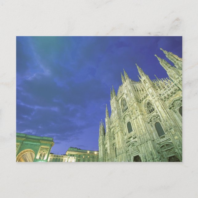 Europe, Italy, Lombardia, Milan. The Duomo, Postcard (Front)