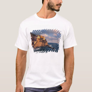 Europe, Italy, Manarola. The cliff-nestled T-Shirt