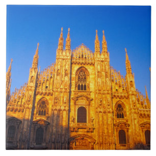 Europe, Italy, Milan, Cathedral of Milan Ceramic Tile