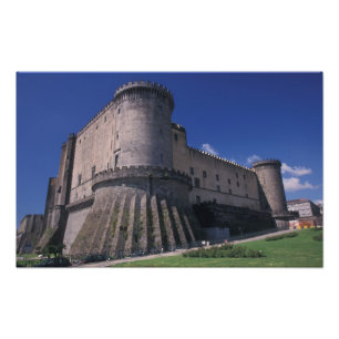 Europe, Italy, Naples, Castle Nuovo Photo Print