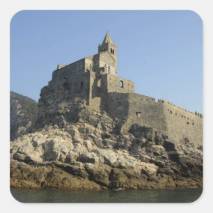 Europe, Italy, Portovenere aka Porto Venere. 2 Square Sticker