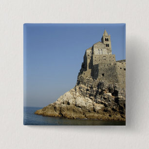 Europe, Italy, Portovenere aka Porto Venere. 3 15 Cm Square Badge