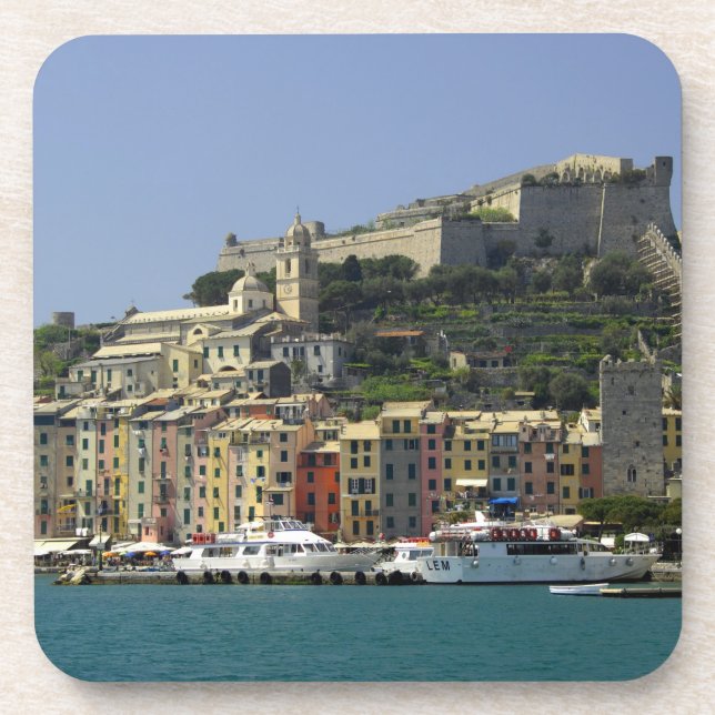 Europe, Italy, Portovenere aka Porto Venere. Coaster (Front)