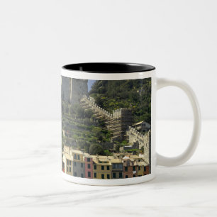 Europe, Italy, Portovenere aka Porto Venere. Two-Tone Coffee Mug