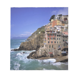 Europe, Italy, Riomaggiore. Riomaggiore is built Notepad