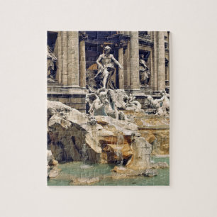 Europe, Italy, Rome. Coins litter the bottom of Jigsaw Puzzle