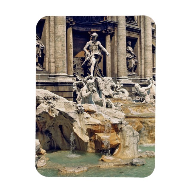 Europe, Italy, Rome. Coins litter the bottom of Magnet (Vertical)