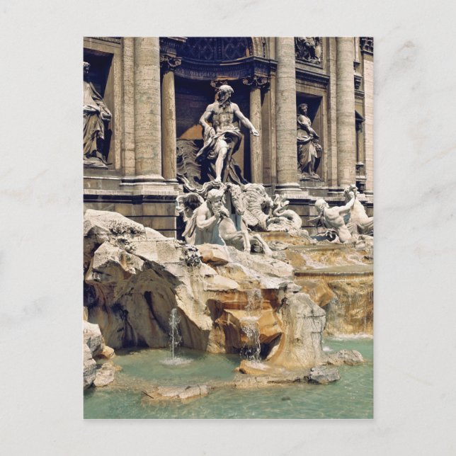 Europe, Italy, Rome. Coins litter the bottom of Postcard (Front)