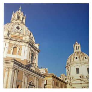 Europe, Italy, Rome. Santa Maria Di Lorento and Ceramic Tile
