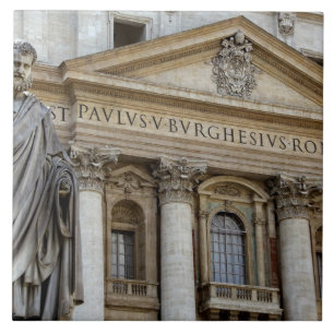Europe, Italy, Rome. St. Peter's Basilica (aka 2 Ceramic Tile