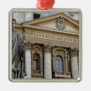 Europe, Italy, Rome. St. Peter's Basilica (aka 2 Metal Ornament