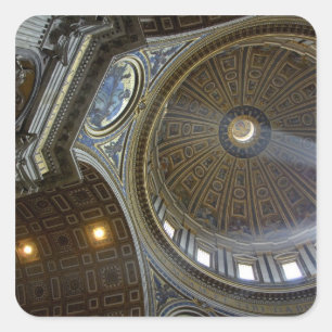 Europe, Italy, Rome. St. Peter's Basilica (aka Square Sticker