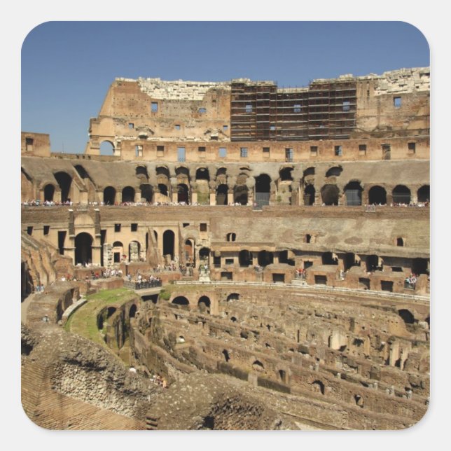 Europe, Italy, Rome. The Colosseum (aka Square Sticker (Front)