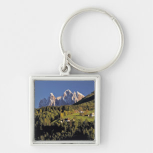 Europe, Italy, San Pietro. The Odle Group seem Key Ring