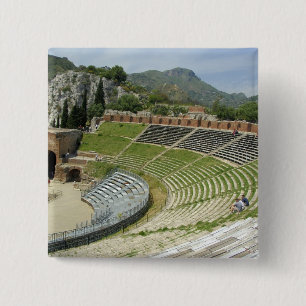 Europe, Italy, Sicily, Taormina. 3rd century 15 Cm Square Badge