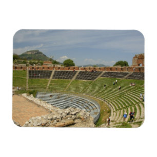 Europe, Italy, Sicily, Taormina. 3rd century 2 Magnet