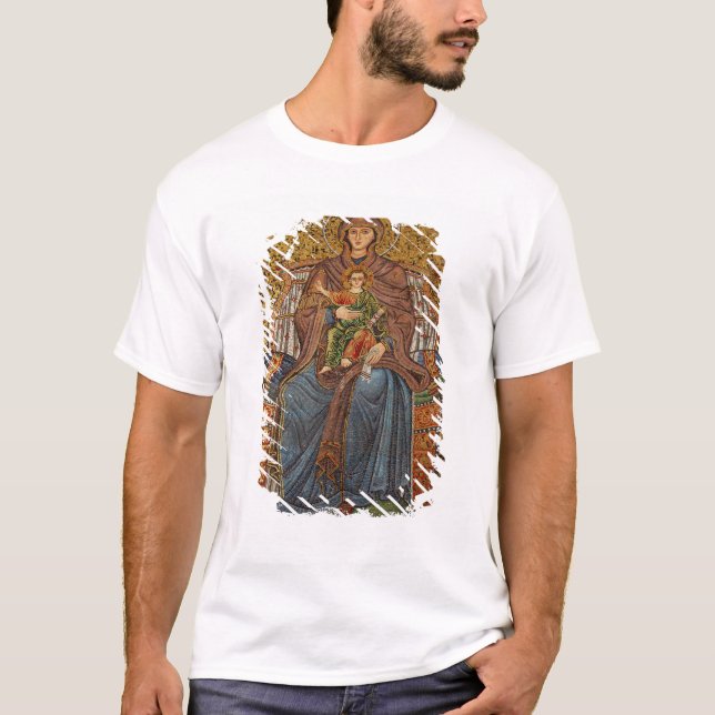 Europe, Italy, Sicily, Taormina. Madonna & child T-Shirt (Front)