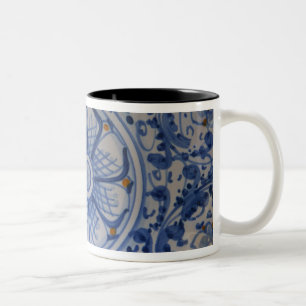 Europe, Italy, Sicily, Taormina. Traditional 5 Two-Tone Coffee Mug