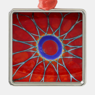 Europe, Italy, Sicily, Taormina. Traditional 6 Metal Ornament