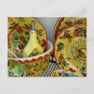 Europe, Italy, Sicily, Taormina. Traditional 8 Postcard