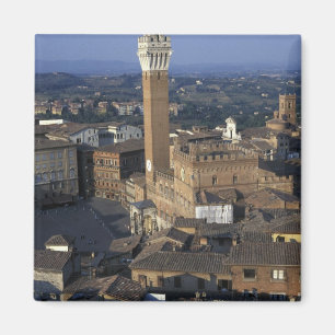 Europe, Italy, Siena. Town overview Magnet
