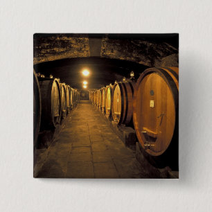 Europe, Italy, Toscana region. Chianti cellars 15 Cm Square Badge