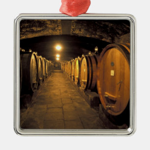 Europe, Italy, Toscana region. Chianti cellars Metal Ornament
