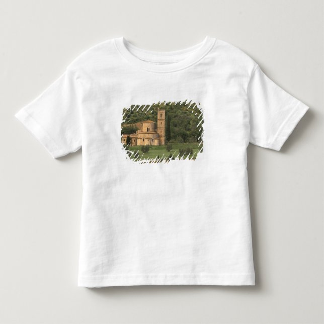 Europe, Italy, Tuscany. Abbazia di Sant'Antimo, Toddler T-Shirt (Front)