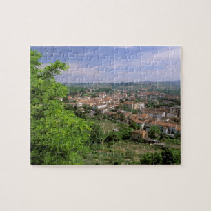 Europe, Italy, Tuscany, Certaldo. Mediaeval hill Jigsaw Puzzle