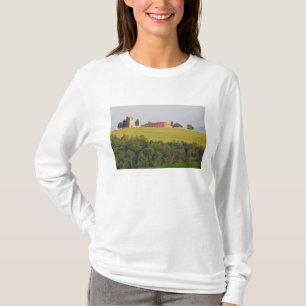 Europe; Italy; Tuscany, Chaple on The Hill T-Shirt