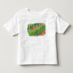 Europe, Italy, Tuscany. Colourful red poppies in Toddler T-Shirt
